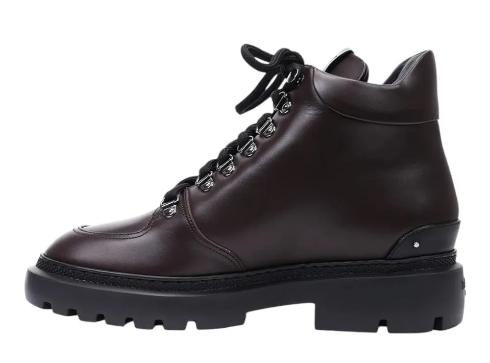 Bally Valiant 6239429 Women's Ebano Calf Plain Leather Boots