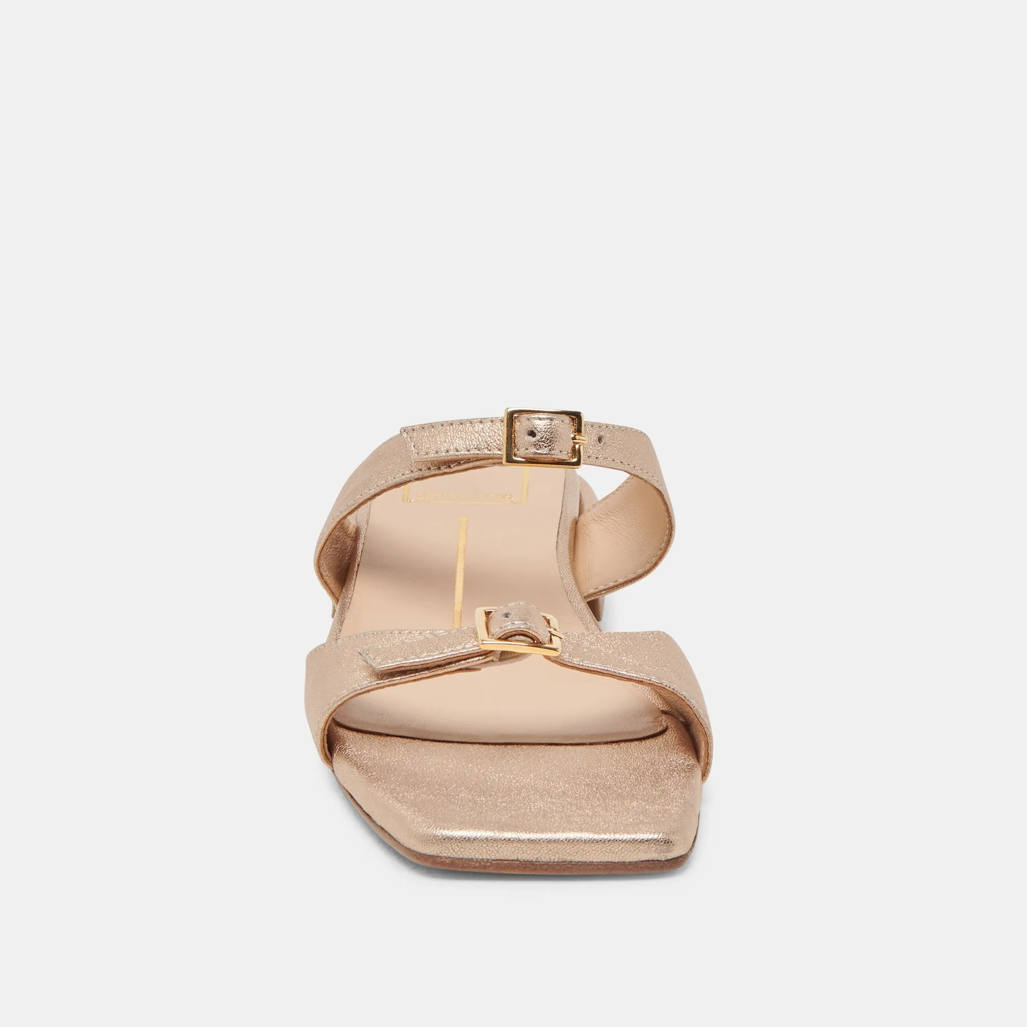 LAVERN SANDALS GOLD METALLIC LEATHER